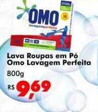 Lava Roupas Em Pó Omo Lavagem Perfeita