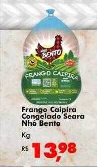 Big Box Frango Caipira Congelado Seara Nhô Bento Kg oferta