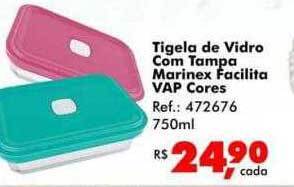 Big Box Tigela De Vidro Com Tampa Marinex Facilita Vap Cores oferta