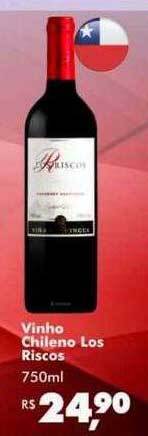 Big Box Vinho Chileno Los Riscos oferta