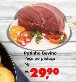 Big Box Patinho Bovino Peça Ou Pedaço Kg oferta