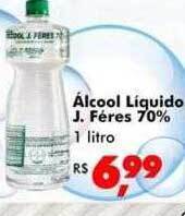álcool Líquido J. Féres 70%