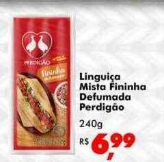 Big Box Linguiça Mista Fininha Defumada Perdigão oferta