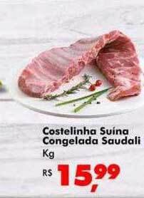Big Box Costelinha Suína Congelada Saudali Kg oferta