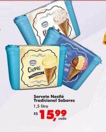 Big Box Sorvete Nestlé Tradicional Sabores oferta