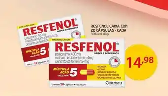 Cooper Resfrenol Caixa Com 20 Cápsulas - Cada oferta