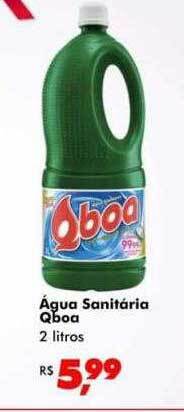 Big Box água Sanitária Qboa oferta