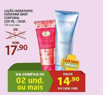 Cooper Loção Hidratante Giovanna Baby Corporal - Cada oferta