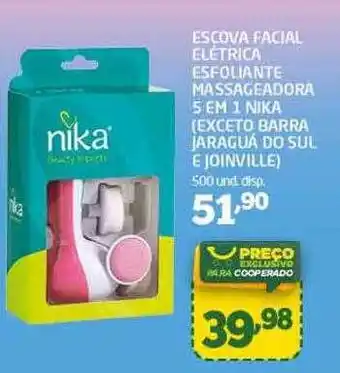 Escova Facial Elétrica Esfoliante Massageadora 5 Em 1 Nika Exceto Barra Jaraguá Do Sul Joinville