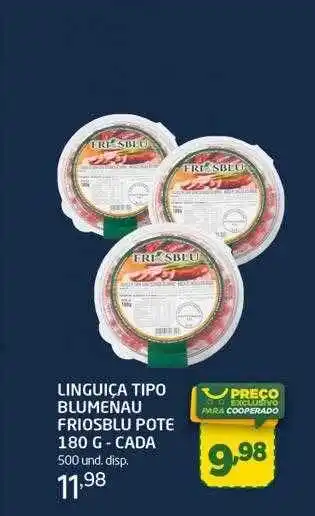 Cooper Linguiça Tipo Blumenau Friosbu Pote - Cada oferta