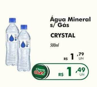 água Mineral S- Gás Crystal