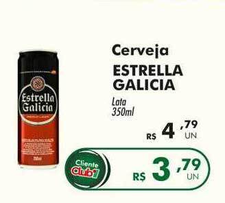 Irani Supermercados Cerveja Estrella Galicia oferta