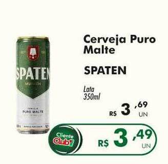 Irani Supermercados Cerveja Puro Malte Spaten oferta