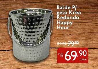 Balde P-gelo Krea Redondo Happy Hour