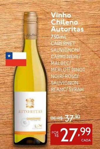 Perini Vinho Chileno Autoritas oferta