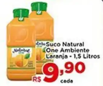 Shibata Supermercados Suco Natural One Ambiente laranja 1.5L oferta