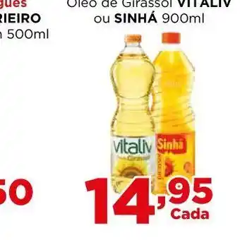 Supermercados Mundial Óleo de Girassol VITALIV oferta