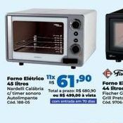 Lojas Becker Forno elétrico oferta
