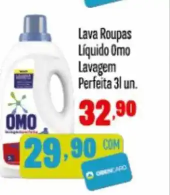 Rede Top Lava Roupas Líquido Omo Lavagem Perfeita oferta
