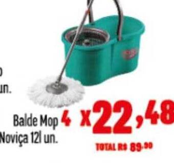 Rede Top Balde Mop Noviça oferta