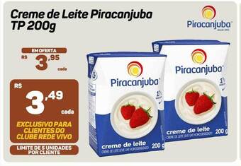 Rede Vivo Creme De Leite Piracanjuba Tp oferta
