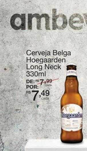 Cerveja Belga Hoegaarden Long Neck
