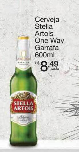 Mambo Cerveja Stella Artois One Way Garrafa oferta