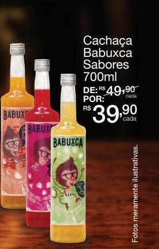 Mambo Cachaça Babuxca Sabores oferta