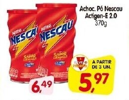 Cercadão Achoc. Po Nescau Actigen E 2.0 370g oferta