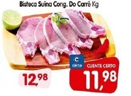 Cercadão Bisteca Suina Cong. Do Carne 1kg oferta