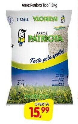 Arroz Patriota tipo 1 5kg
