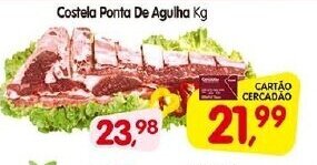 Cercadão Costela Ponta de Agulha 1kg oferta