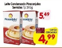 Cercadão Leite Condensado Piracanjuba Semides tp 395g oferta