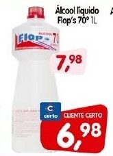 Alcool Liquido Flops 70 1L