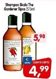 Cercadão Shampoo Skala The Gardener tipos 275ml oferta