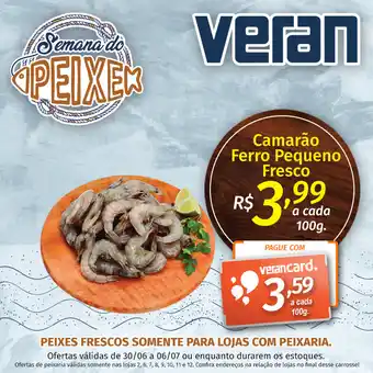 Camarao Ferro Pequeno Fresco 100g
