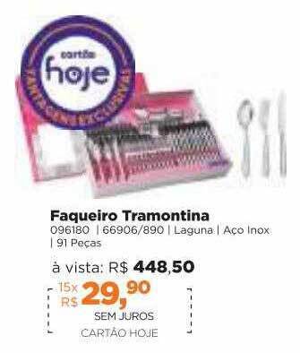 Lojas TaQi Faqueiro Tramontina oferta