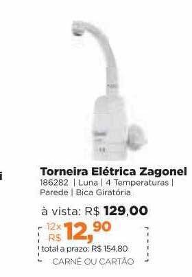 Lojas TaQi Torneira Elétrica Zagonel oferta
