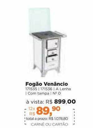 Lojas TaQi Fogão Venâncio oferta