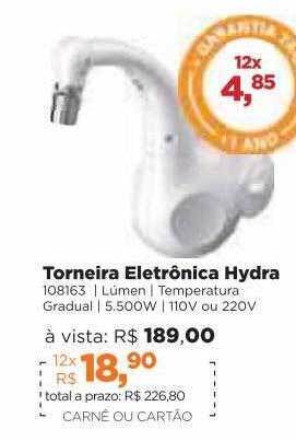 Torneira Eletrônica Hydra