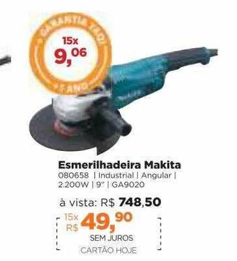 Lojas TaQi Esmerilhadeira Makita oferta