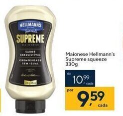 Coop Maionese Hellmann's Supreme squeeze 330g oferta