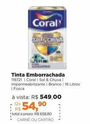Lojas TaQi Tinta Emborrachada oferta