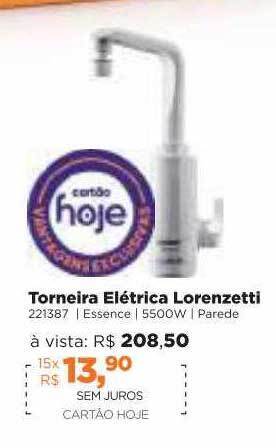 Lojas TaQi Torneira Elétrica Lorenzetti oferta