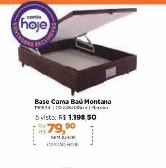 Lojas TaQi Base Cama Baú Montana oferta
