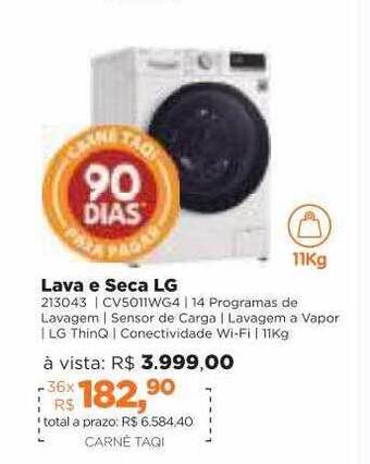 Lojas TaQi Lava E Seca Lg oferta
