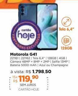 Lojas TaQi Motorola G41 oferta