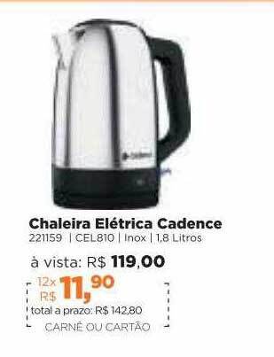 Chaleira Elétrica Cadence