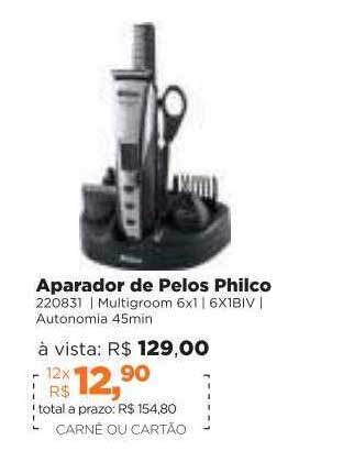 Lojas TaQi Aparador De Pelos Philco oferta