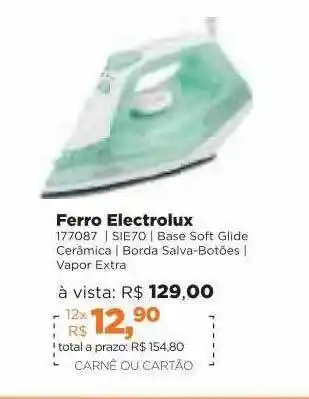 Lojas TaQi Ferro Electrolux oferta